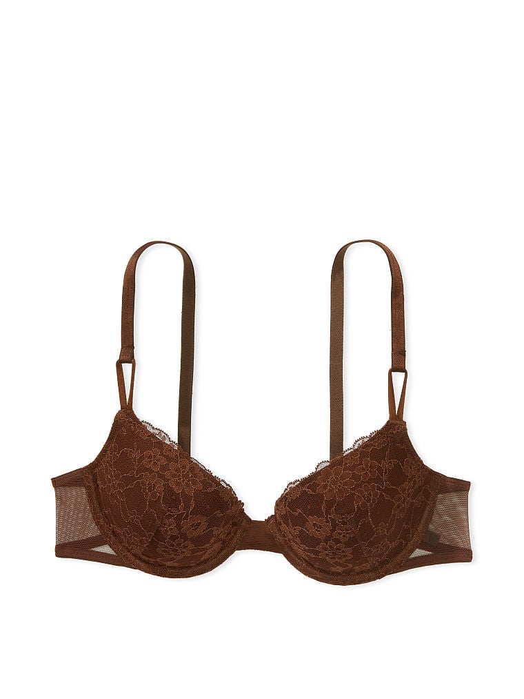 Sexy Tee Posey Lace Lightly Lined Demi Bra