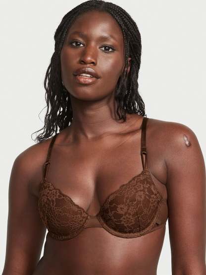 Sexy Tee Posey Lace Lightly Lined Demi Bra