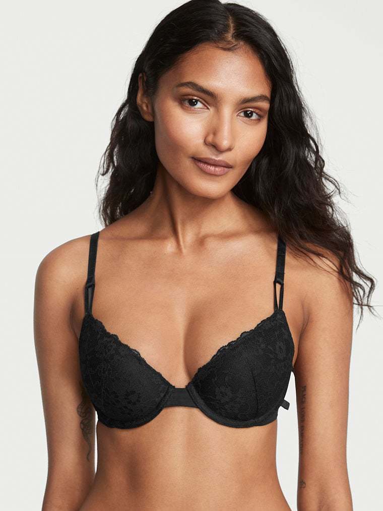 Sexy Tee Posey Lace Lightly Lined Demi Bra