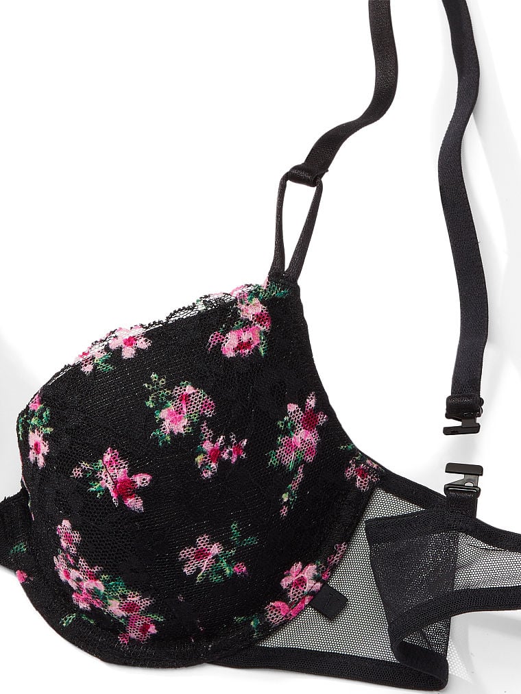 Sexy Tee Posey Lace Lightly Lined Demi Bra