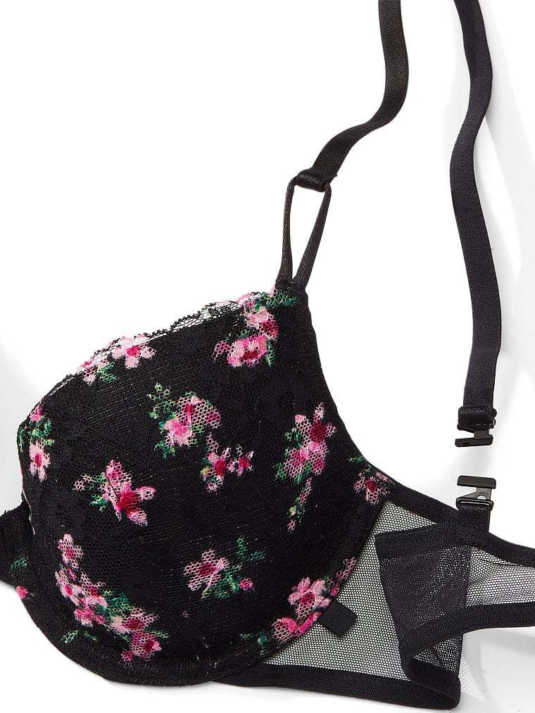 Sexy Tee Posey Lace Lightly Lined Demi Bra