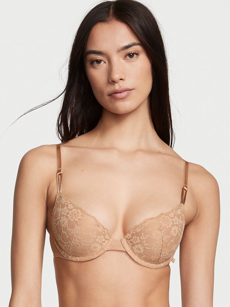 Sexy Tee Posey Lace Lightly Lined Demi Bra