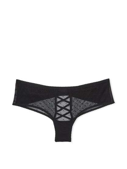 Bow-Back Open Lace-Up Cheeky Panty