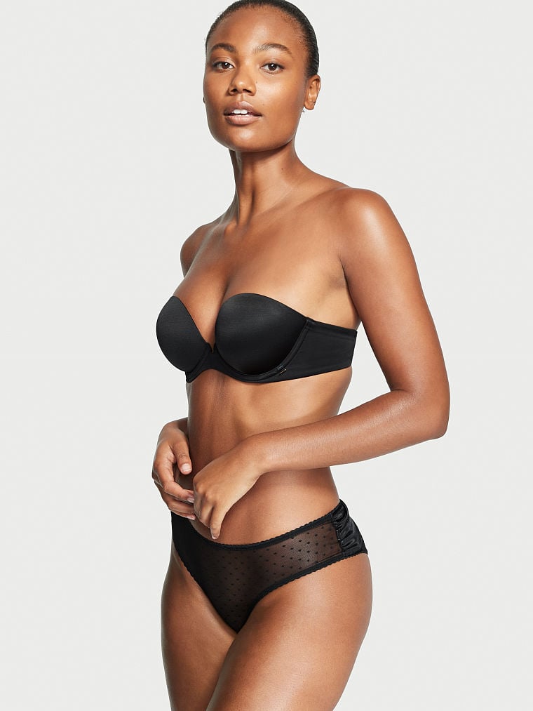 Bow-Back Open Lace-Up Cheeky Panty