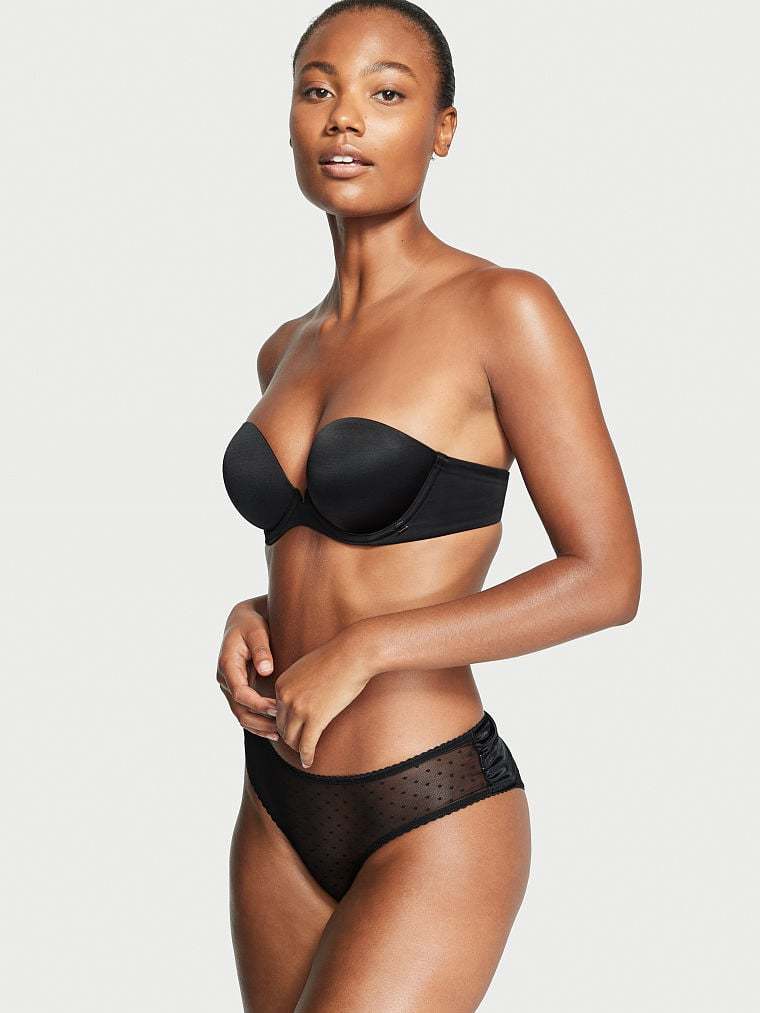 Bow-Back Open Lace-Up Cheeky Panty