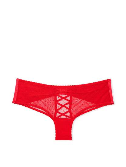 Bow-Back Open Lace-Up Cheeky Panty