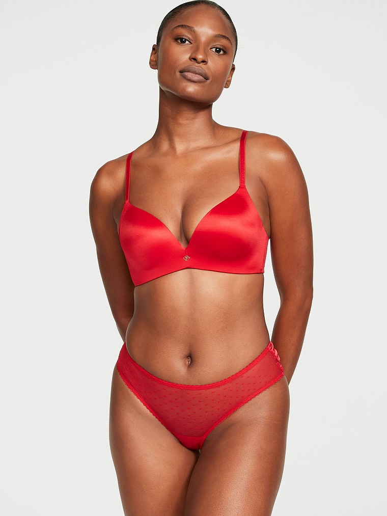 Bow-Back Open Lace-Up Cheeky Panty