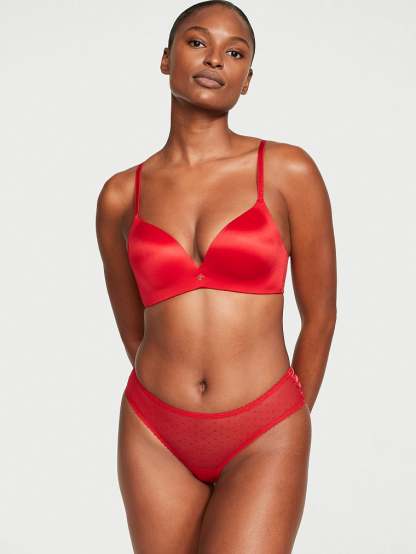 Bow-Back Open Lace-Up Cheeky Panty