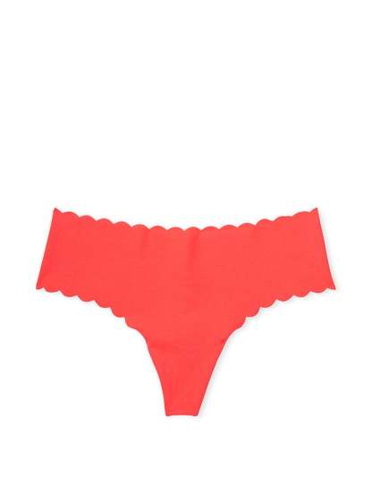 No-Show Ribbed Thong Panty