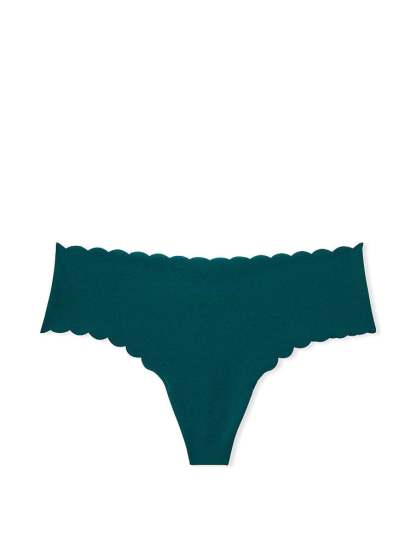 No-Show Ribbed Thong Panty
