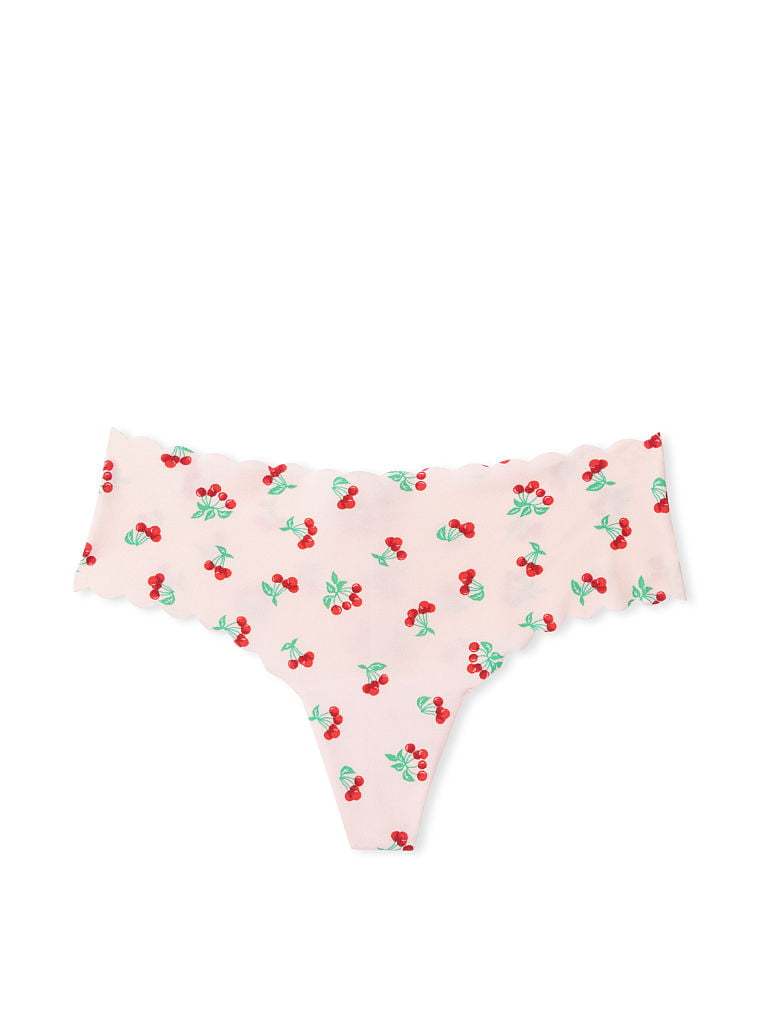 No-Show Ribbed Thong Panty