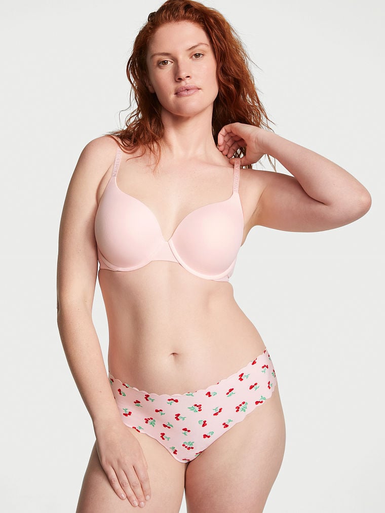 No-Show Ribbed Thong Panty