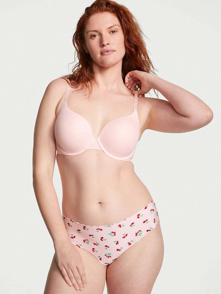 No-Show Ribbed Thong Panty
