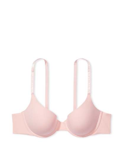 Lightly Lined Smooth Micro-Rib Demi Bra