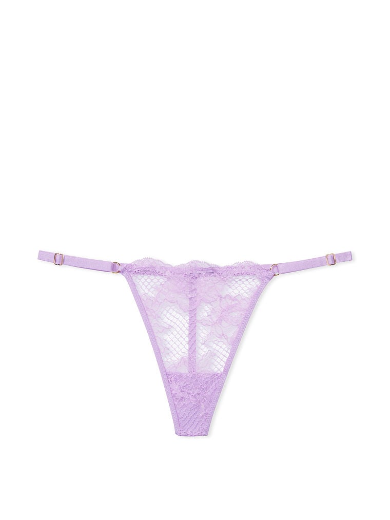 Fishnet Lace V-String Panty