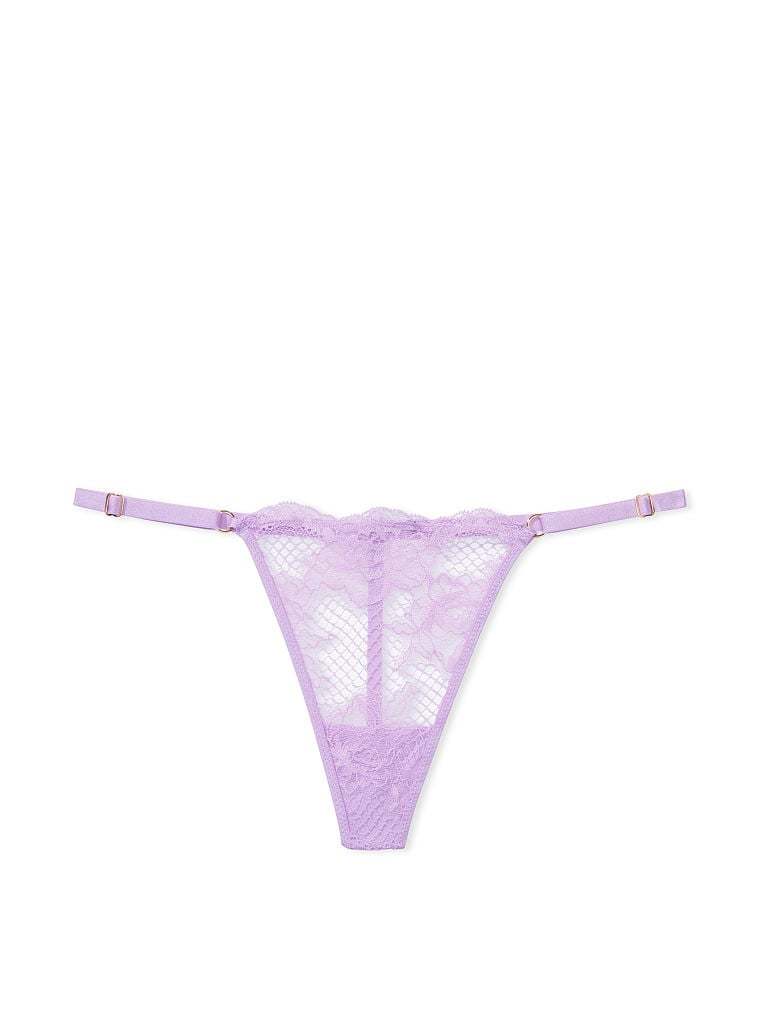 Fishnet Lace V-String Panty
