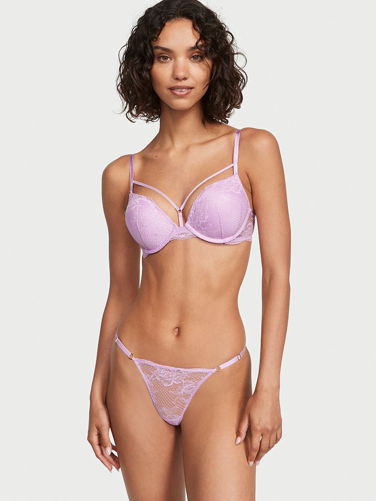 Fishnet Lace V-String Panty