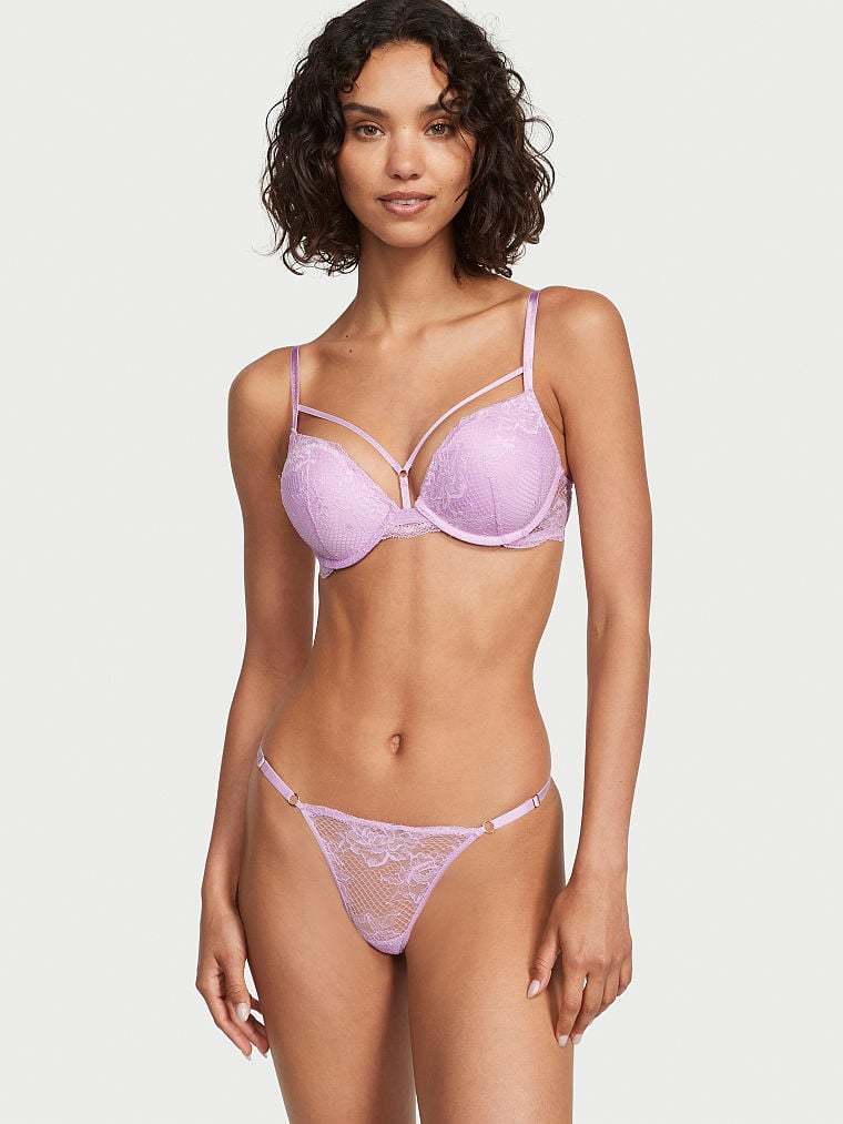 Fishnet Lace V-String Panty