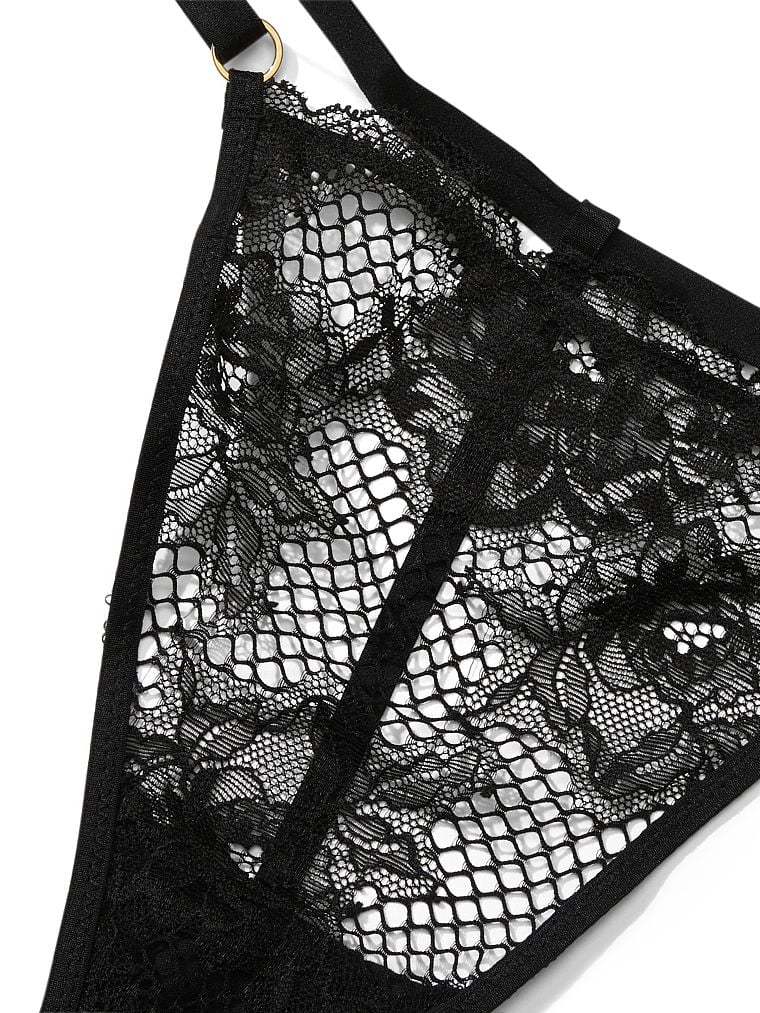 Fishnet Lace V-String Panty