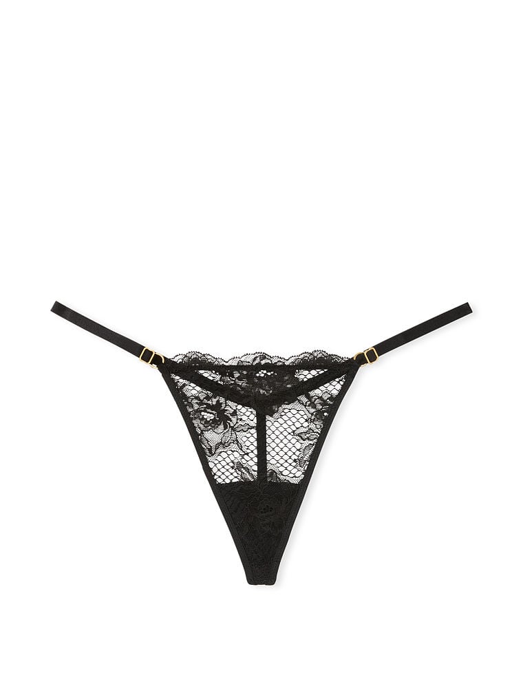 Fishnet Lace V-String Panty