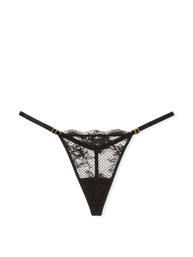 Fishnet Lace V-String Panty