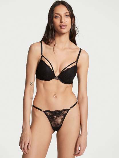 Fishnet Lace V-String Panty