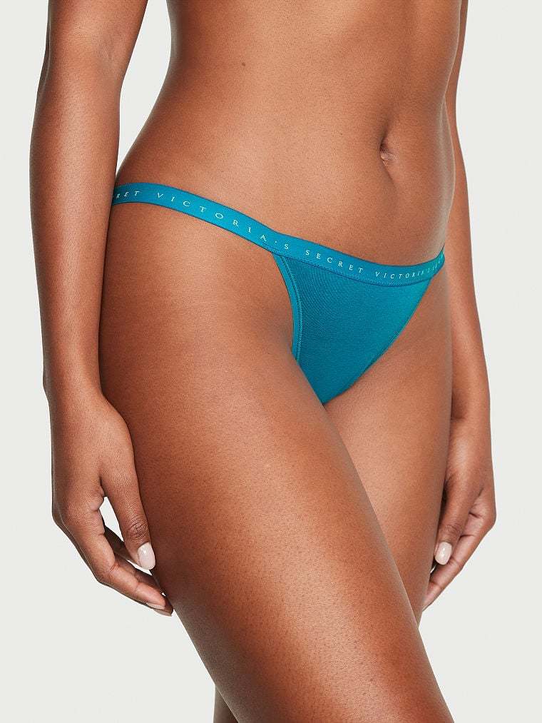 Stretch Cotton String Bikini Panty