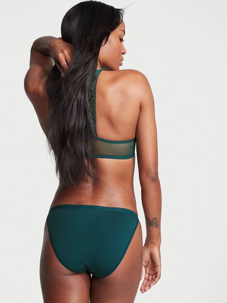 Stretch Cotton String Bikini Panty