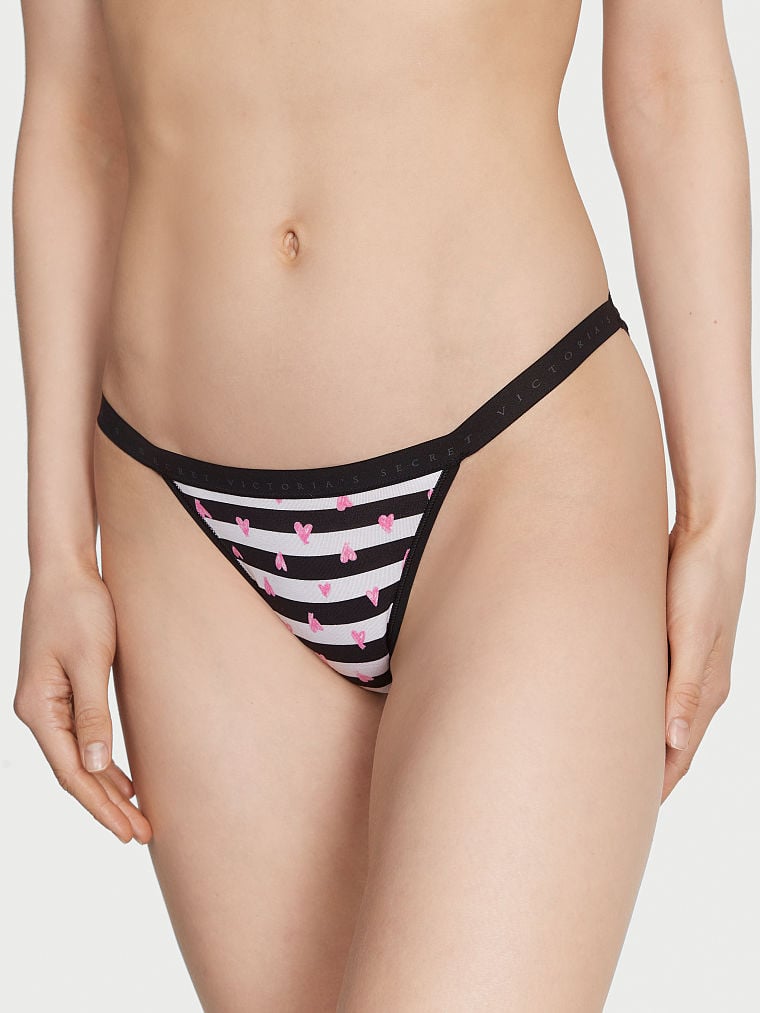 Stretch Cotton String Bikini Panty
