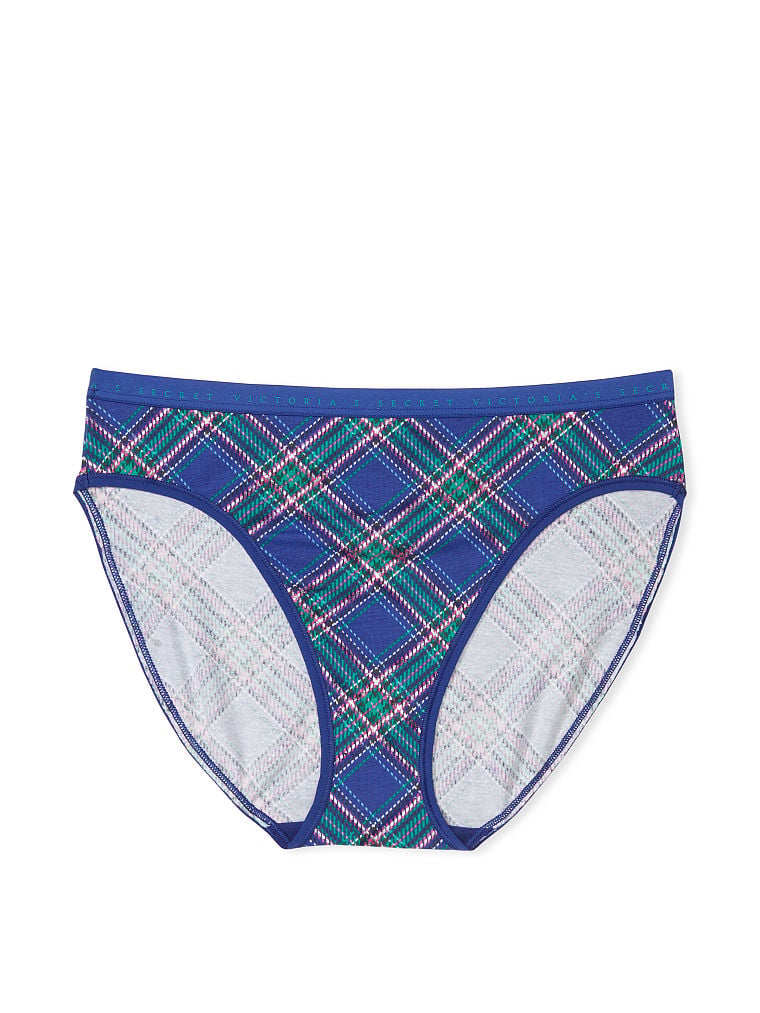 Stretch Cotton High Leg Brief Panty