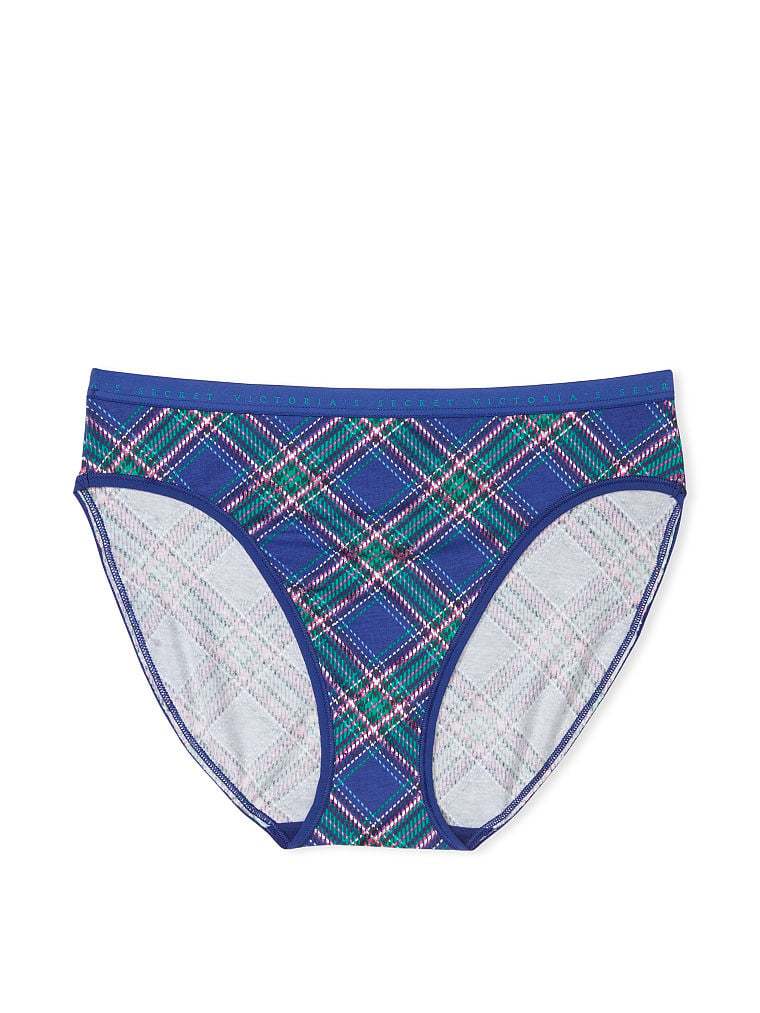 Stretch Cotton High Leg Brief Panty