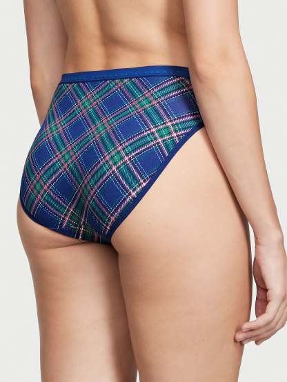 Stretch Cotton High Leg Brief Panty