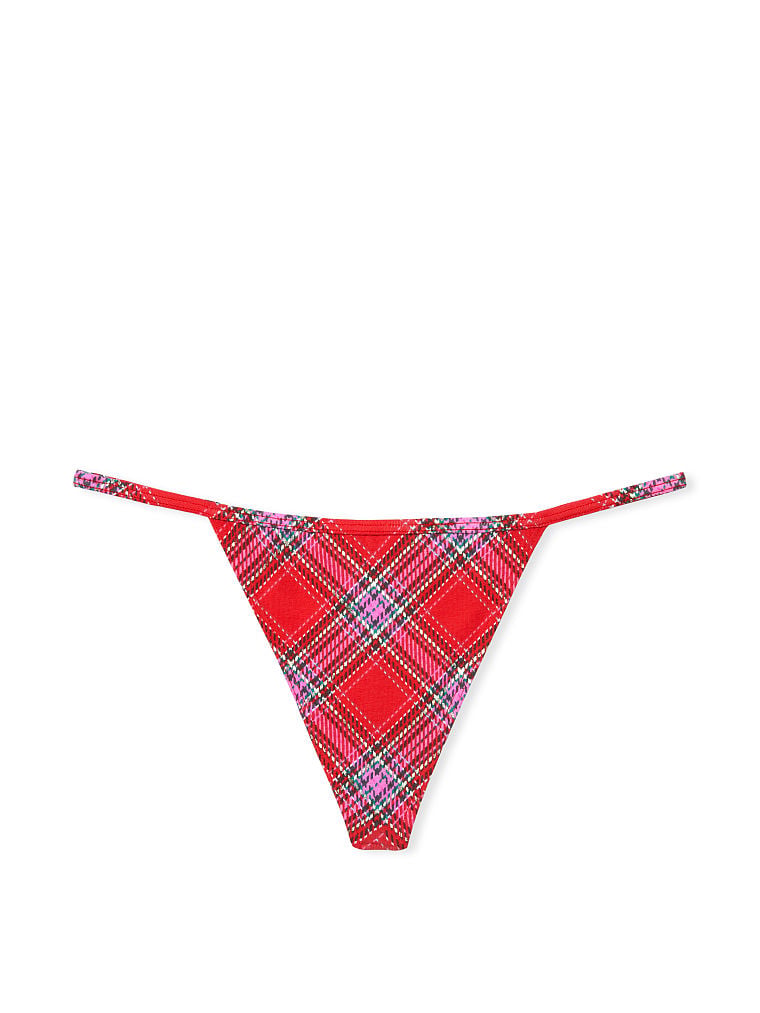 Stretch Cotton V-String Panty