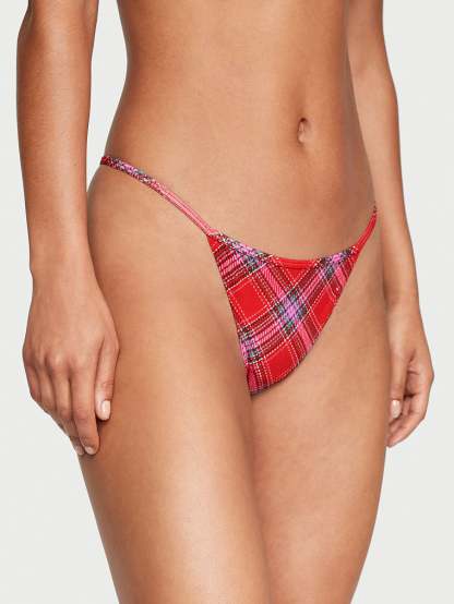 Stretch Cotton V-String Panty