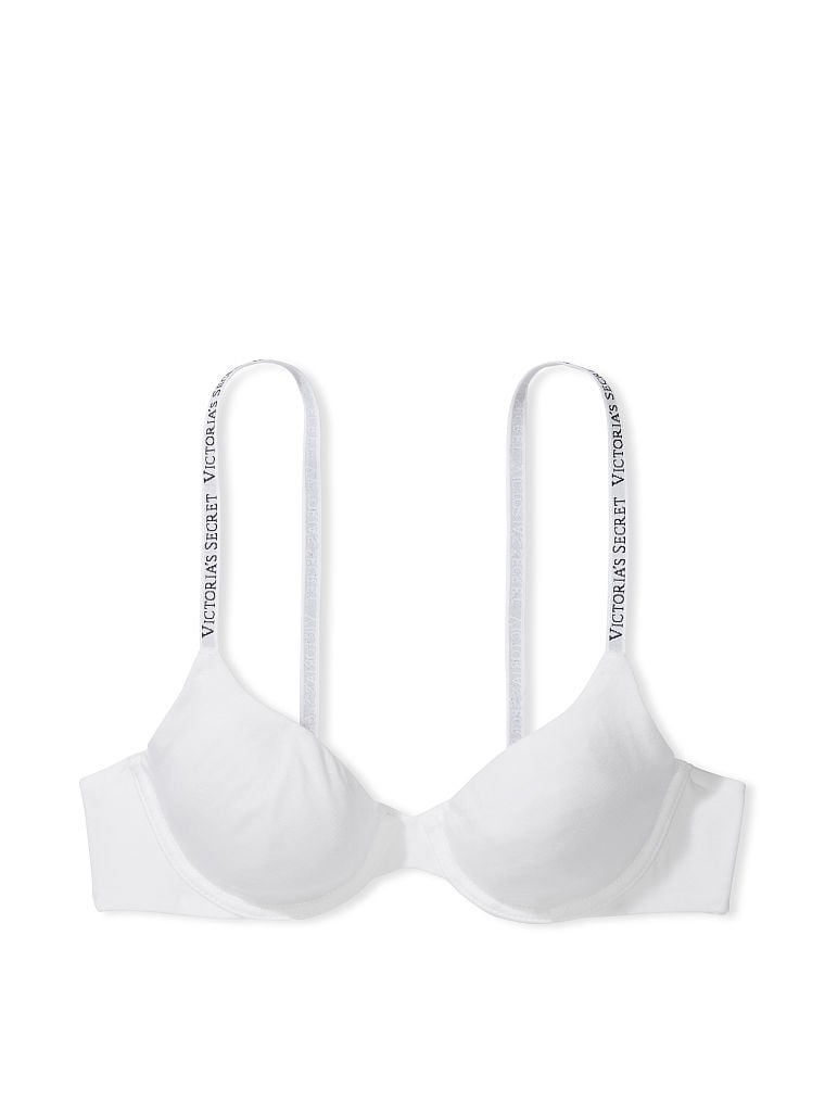 Unlined Full-Coverage Cotton Bra