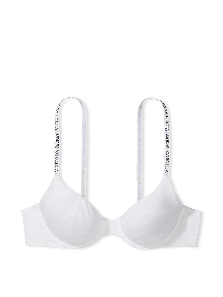 Unlined Full-Coverage Cotton Bra