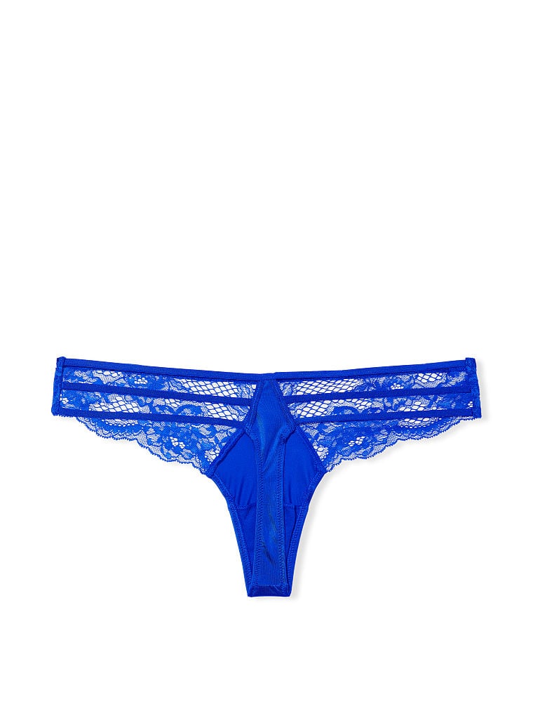 Lace-Trim Thong Panty