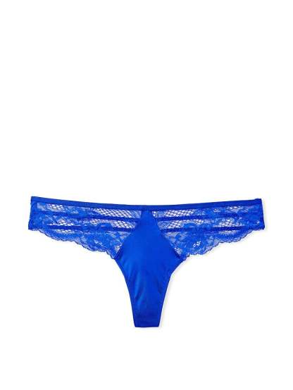 Lace-Trim Thong Panty