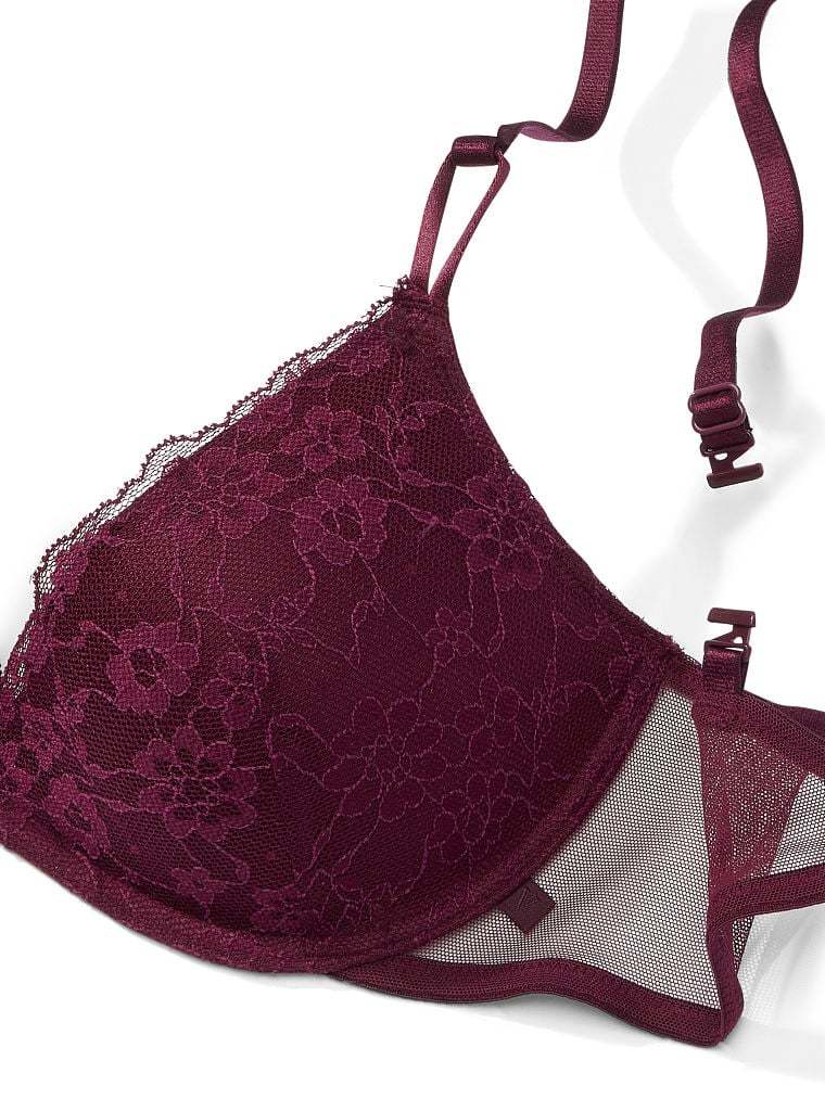 Sexy Tee Posey Lace Wireless Push-Up Bra