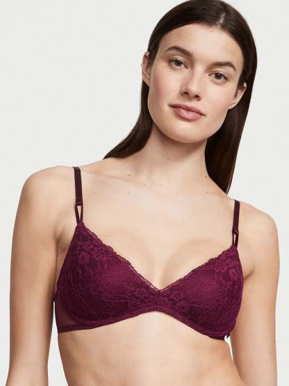 Sexy Tee Posey Lace Wireless Push-Up Bra