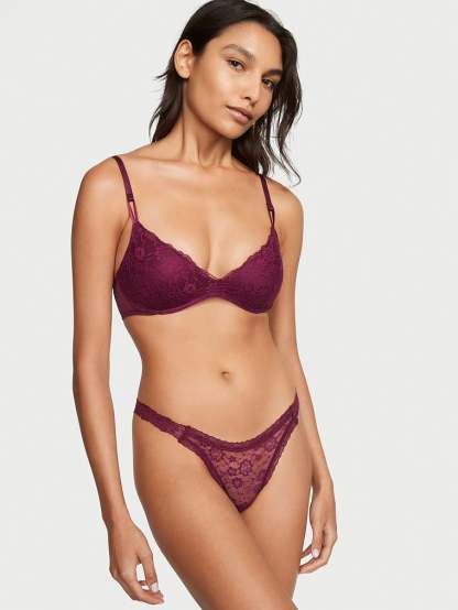 Sexy Tee Posey Lace Wireless Push-Up Bra