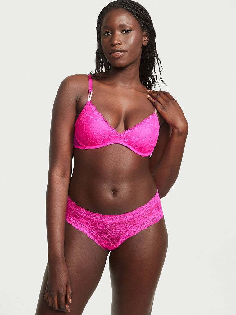Sexy Tee Posey Lace Wireless Push-Up Bra
