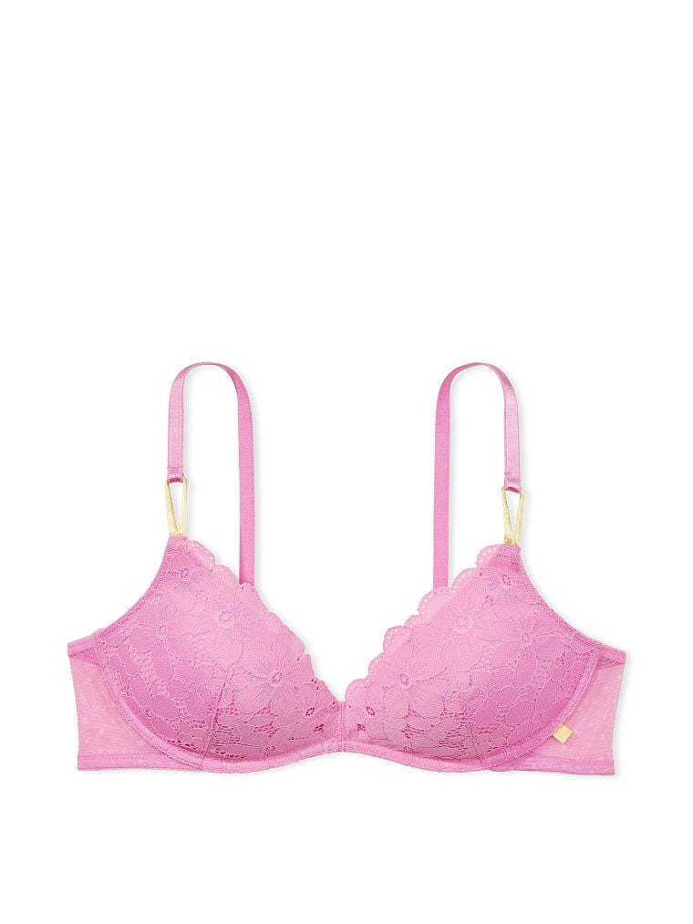 Sexy Tee Wireless Push-Up Lace Bra