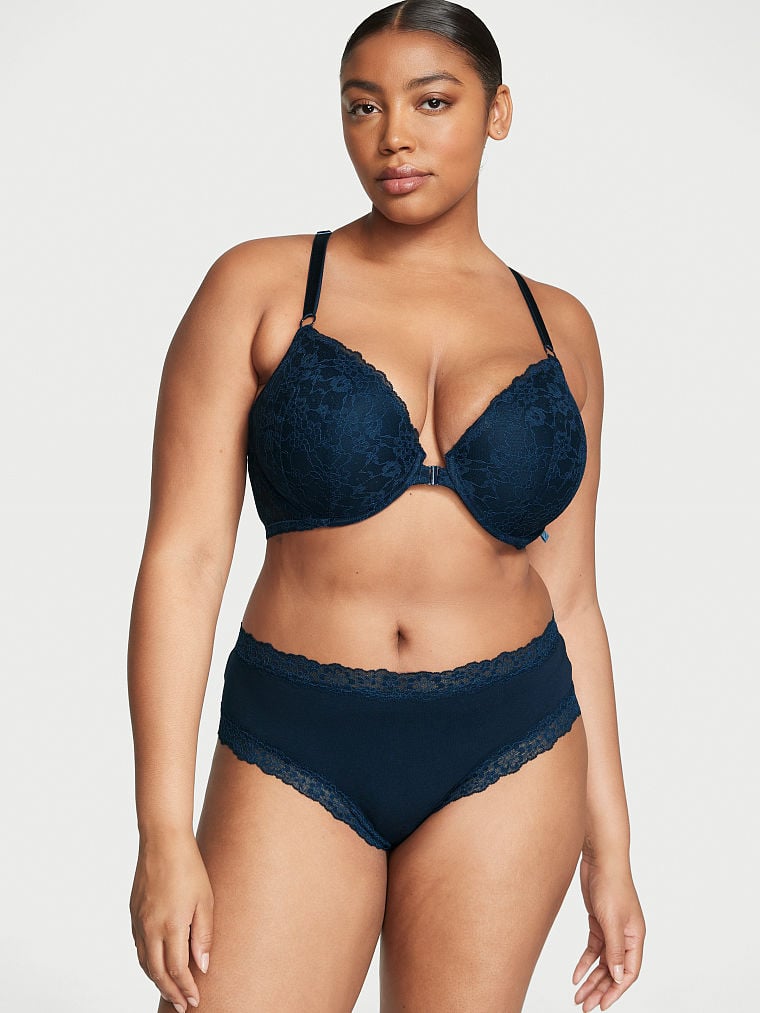 Posey Lace Waist Cotton Cheeky Panty