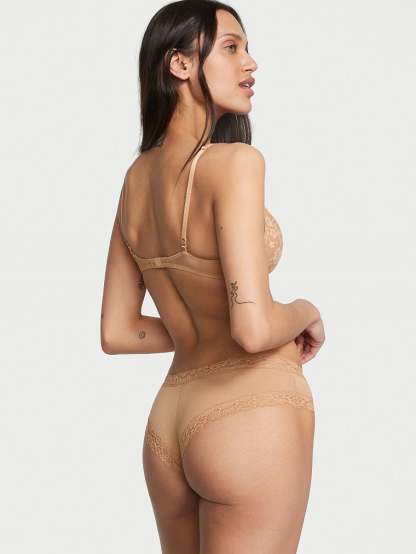 Posey Lace Waist Cotton Cheeky Panty