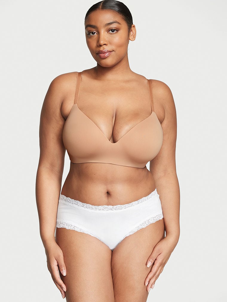Posey Lace Waist Cotton Cheeky Panty