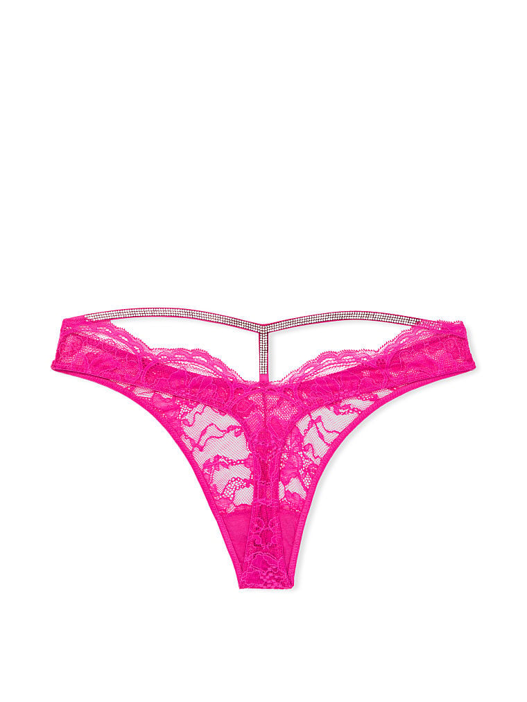 Shine Strap Thong Panty