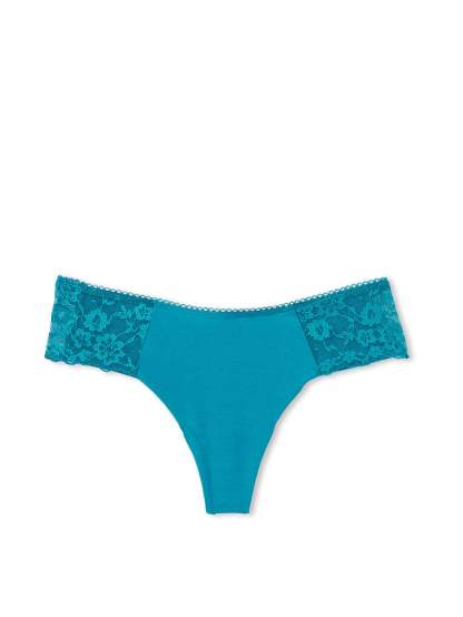 No-Show Ribbed Thong Panty