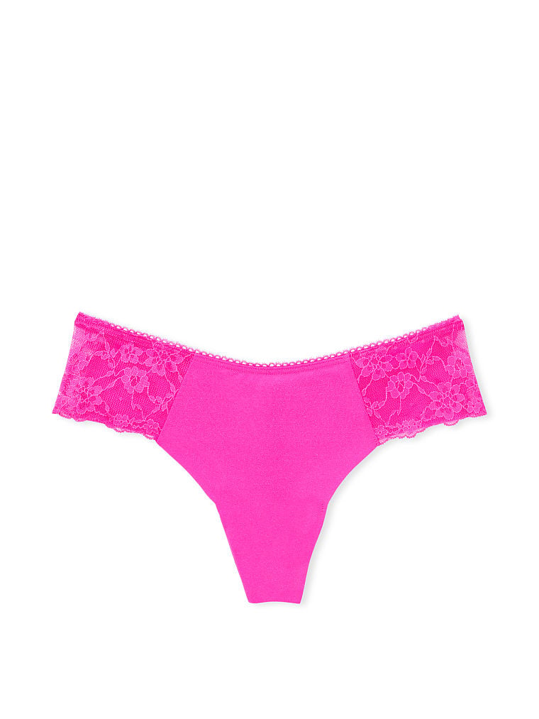 No-Show Ribbed Thong Panty