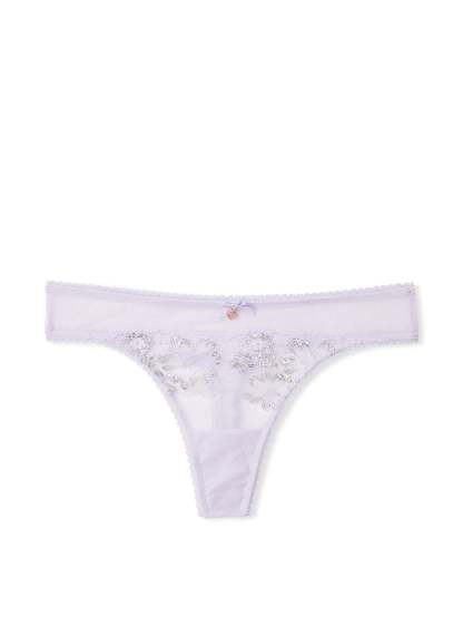 Lace-Front Thong Panty